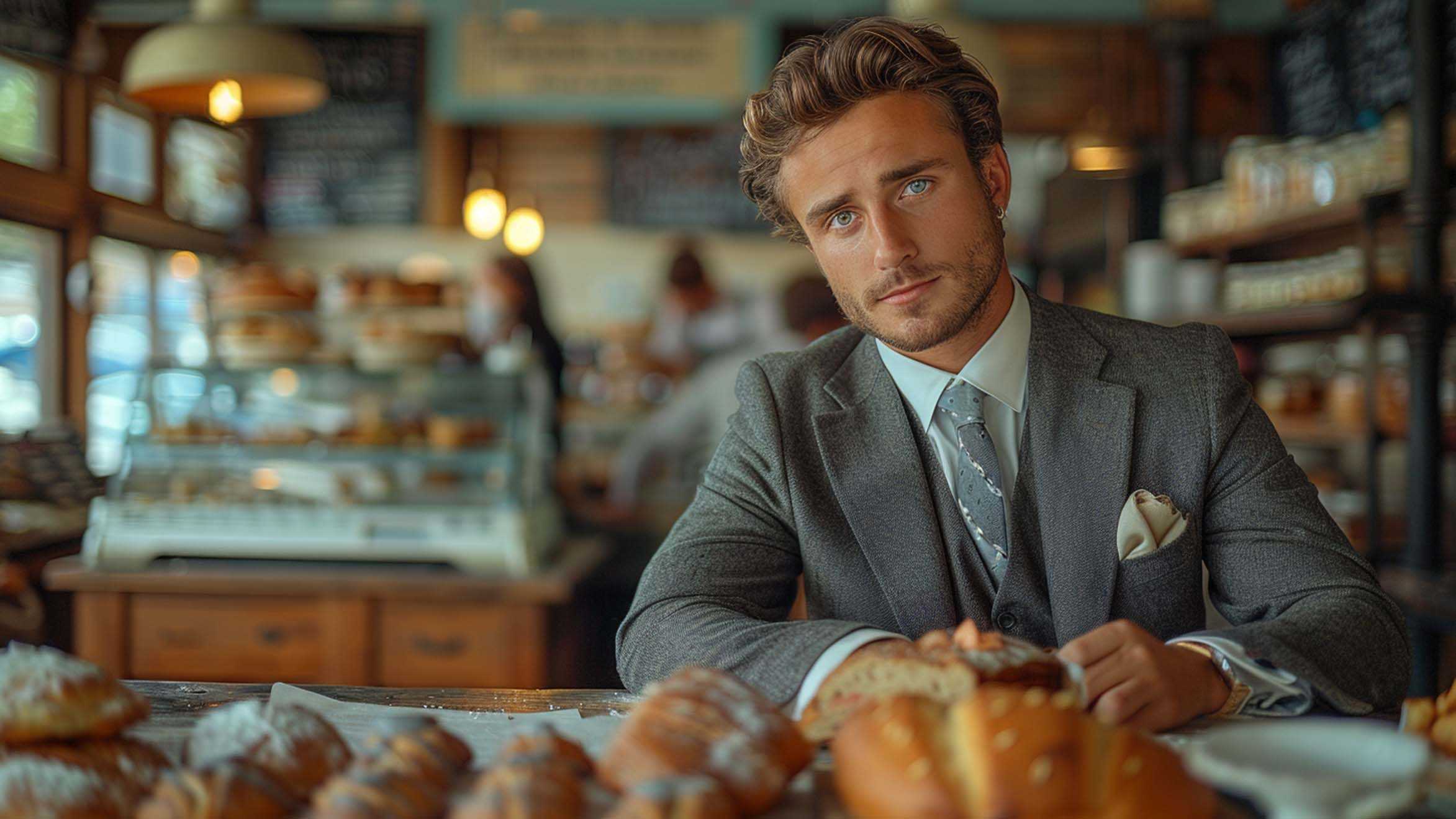 Структурна схема бізнес моделі мережі пекарень БоХліб на професійному моніторі в офісі керуючої компанії у 2026 році.